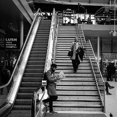 Life on the escalator